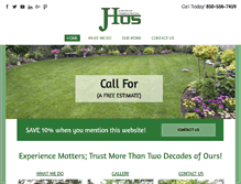 Tablet Screenshot of johnhurstlawncaretallahassee.com